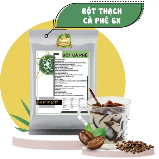 bột thạch cà phê