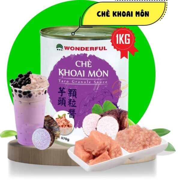 Chè khoai môn đóng lon Wonderful nhập khẩu Đài Loan LUCKY VN STAR