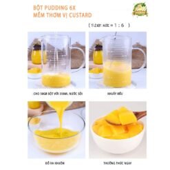 Bột làm thạch và bánh pudding