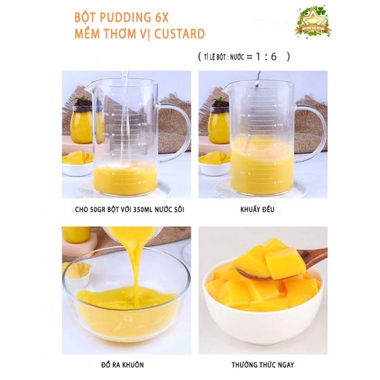 Bột làm thạch và bánh pudding