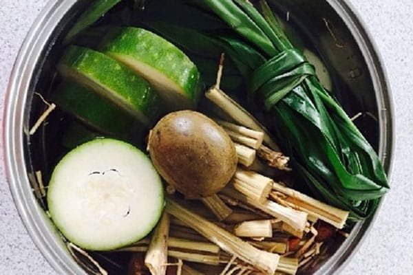 nguyên liệu làm trà bí đao