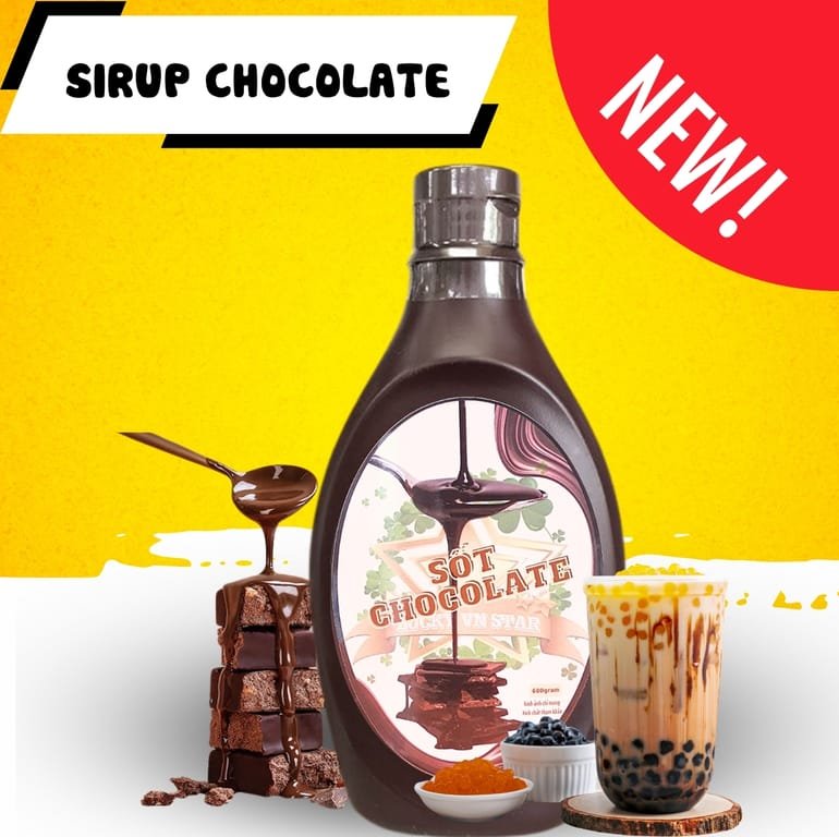sốt socolaBí quyết pha chế đồ uống với sốt socola