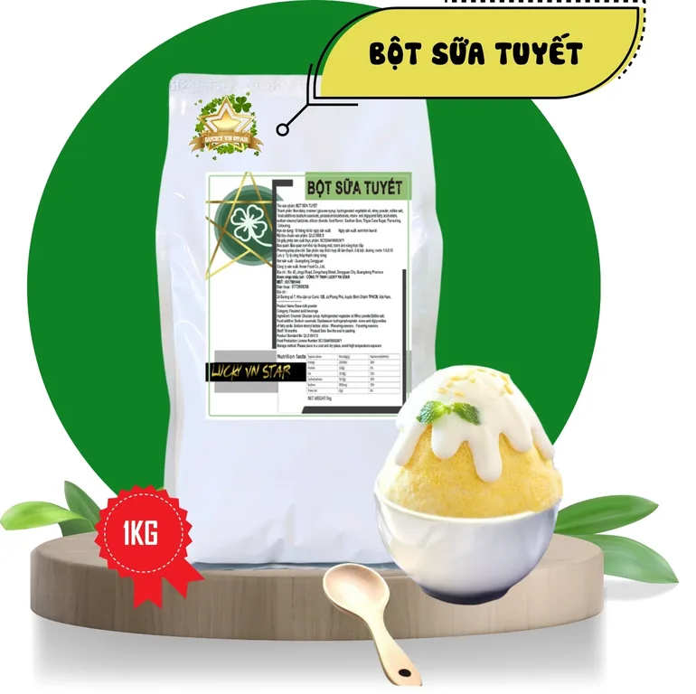 bột sữa tuyết