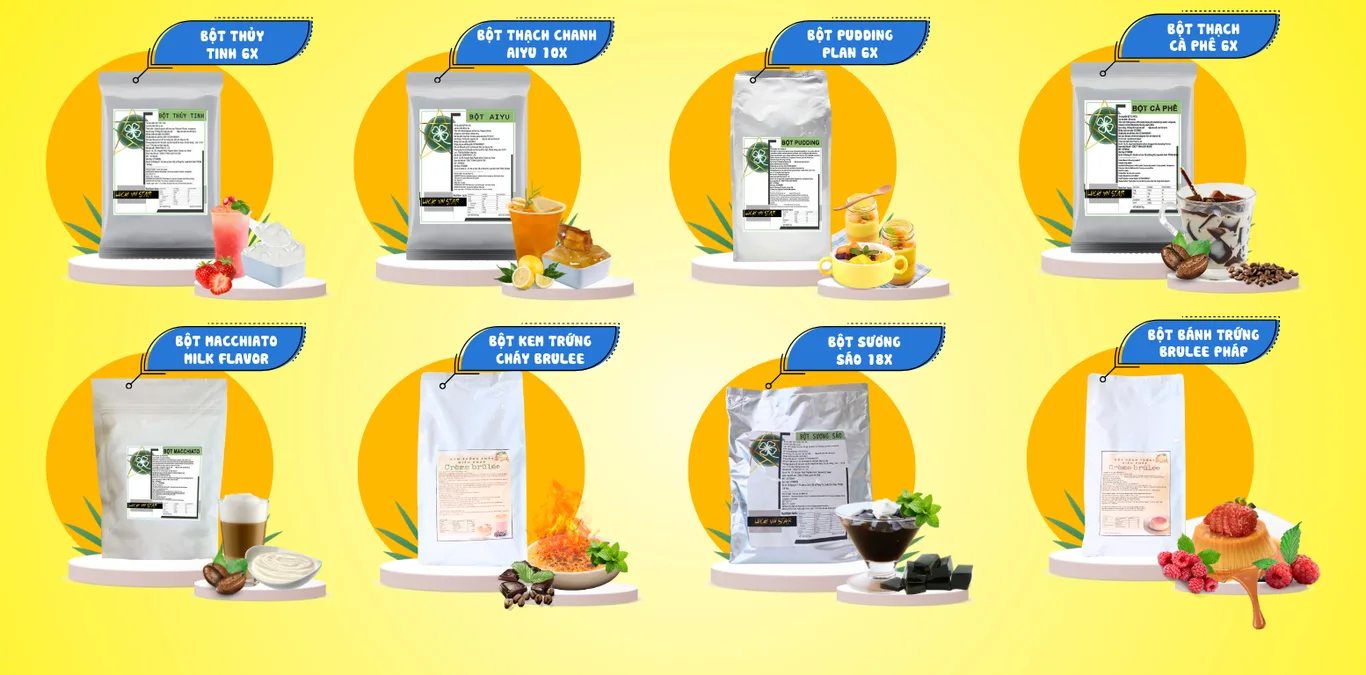 Tự làm topping trà sữa thơm ngon tại nhà chỉ với vài bước đơn giản! Hướng dẫn chi tiết cách làm thạch rau câu, pudding, thạch Aiyu cực dễ. Xem ngay!
