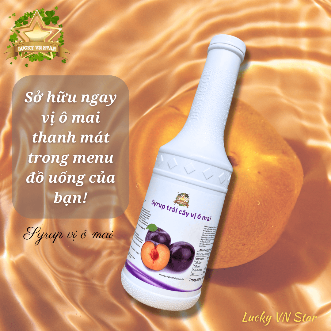 Syrup ô mai vị mới giá sỉ bất ngờ!