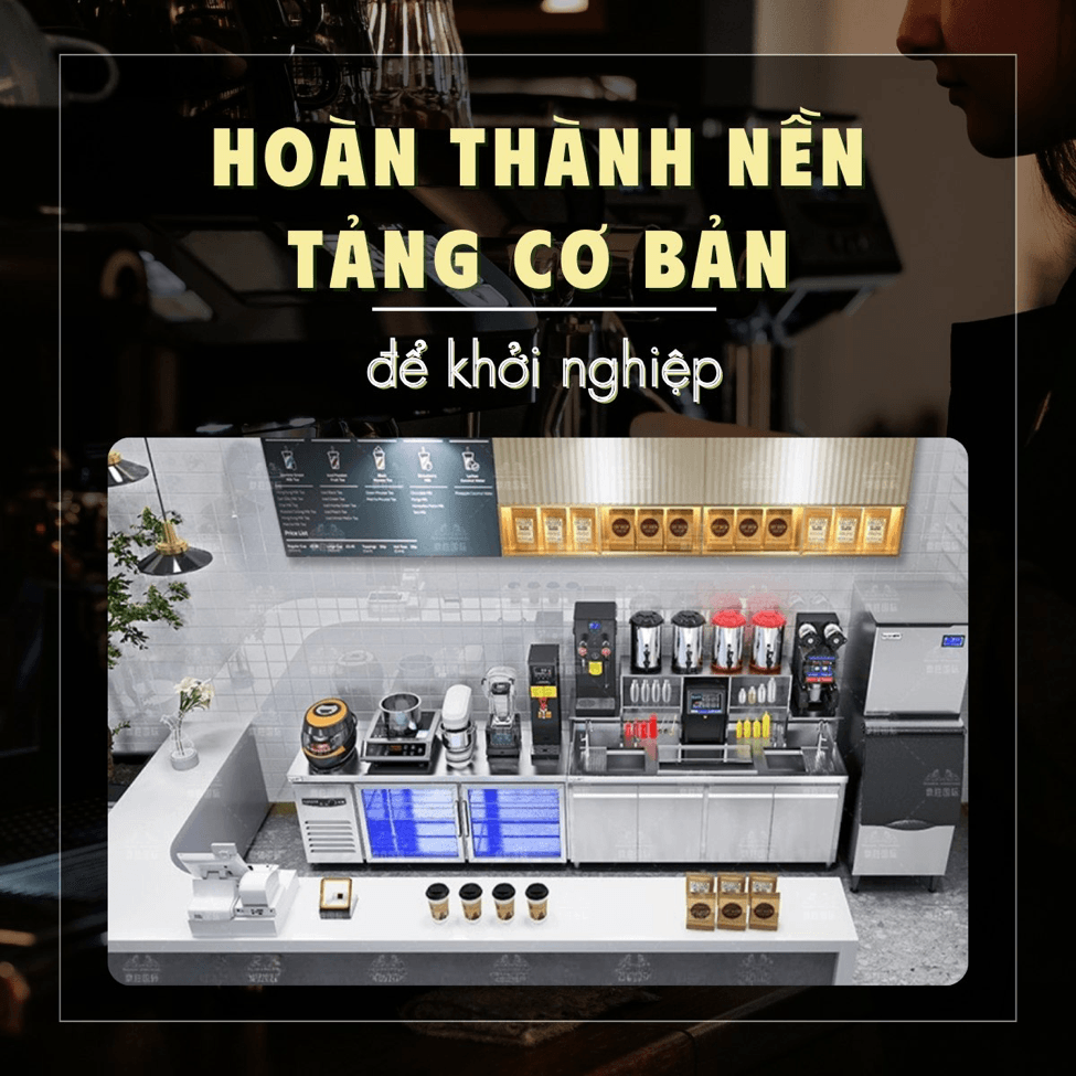 Chi phí thiết bị pha chế trà sữa