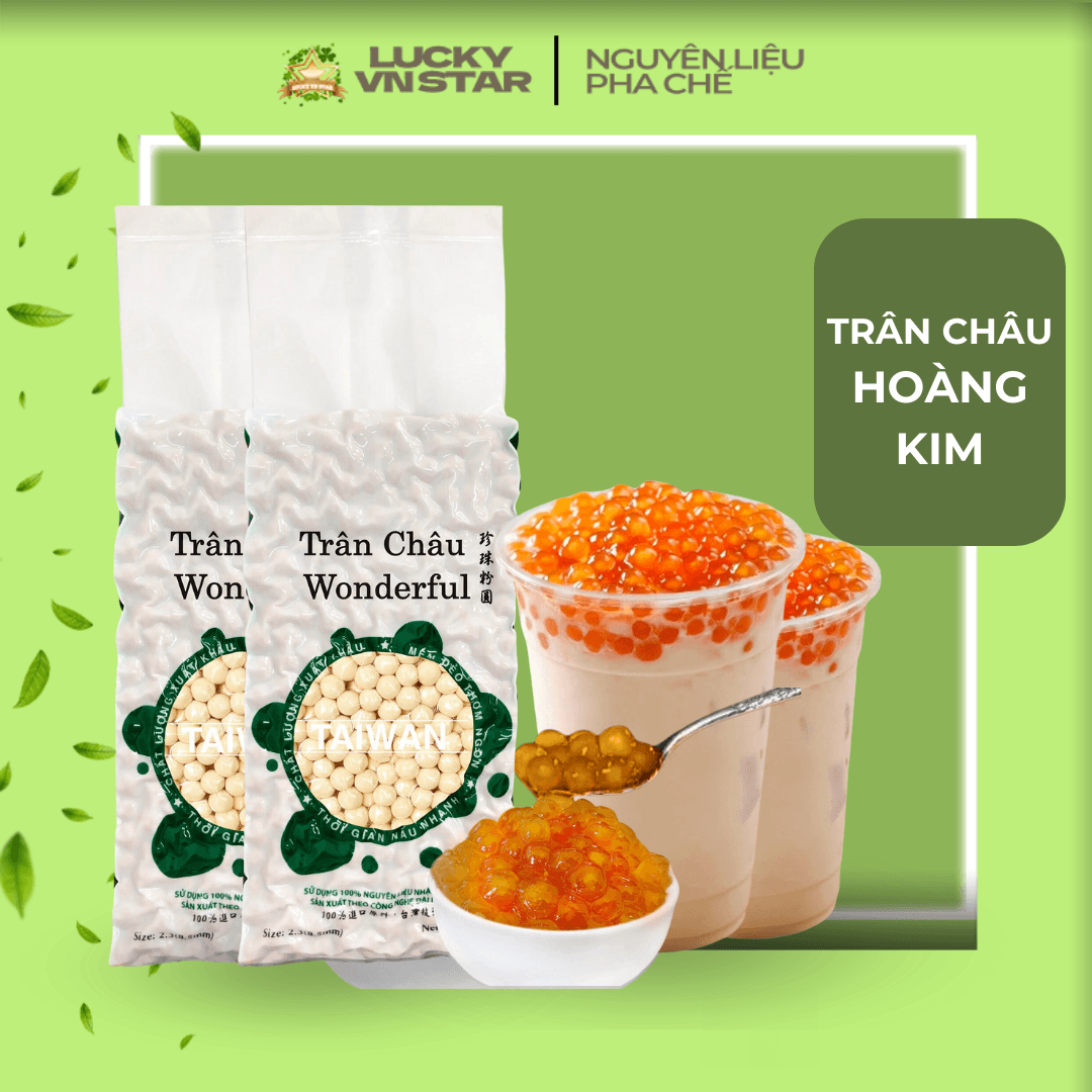 trân châu giòn giòn giúp trà sữa trở nên ngon hơn