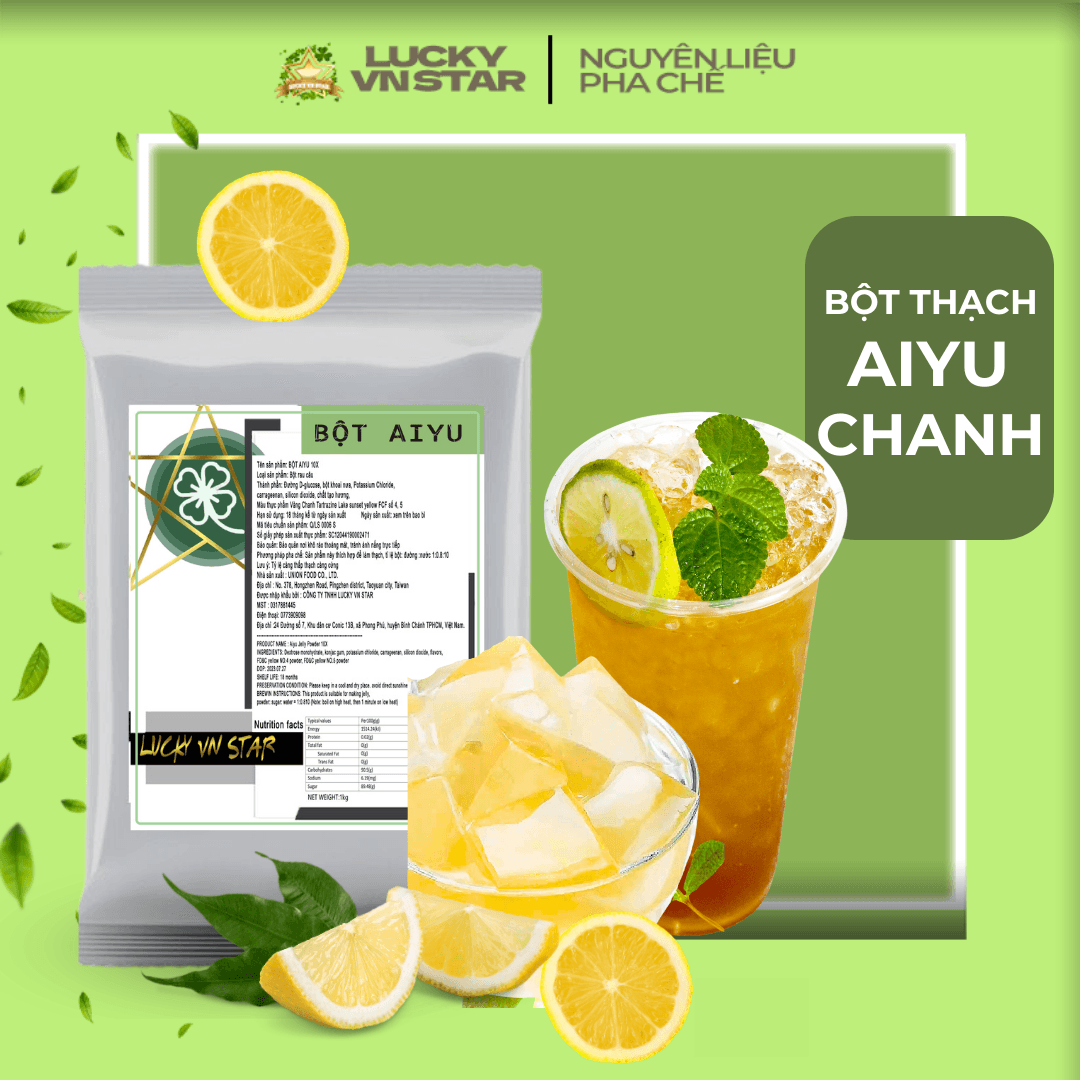 Công thức làm thạch Aiyu chua ngọt độc đáo