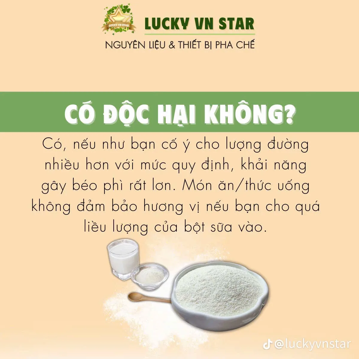 Bột sữa creamer có độc hại không?