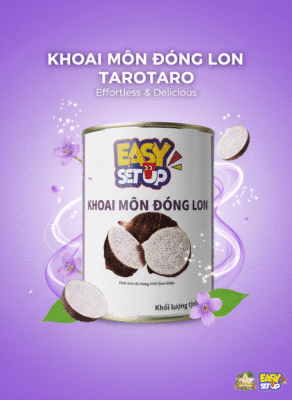 khoai môn đóng lon