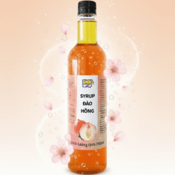 syrup đào hồng