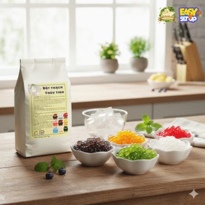 Bột thạch thủy tinh