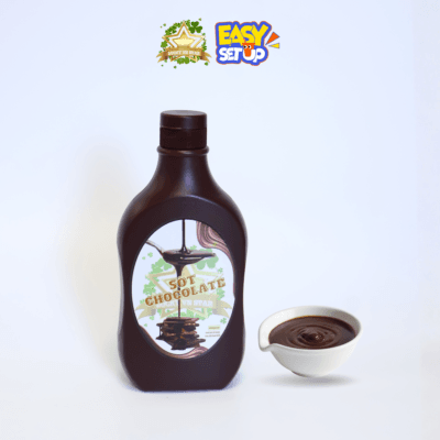 Sốt Socola Lucky VN Star 880g nguyên liệu pha chế trà sữa