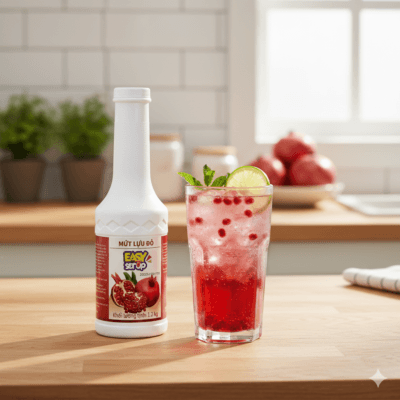 soda lựu đỏ