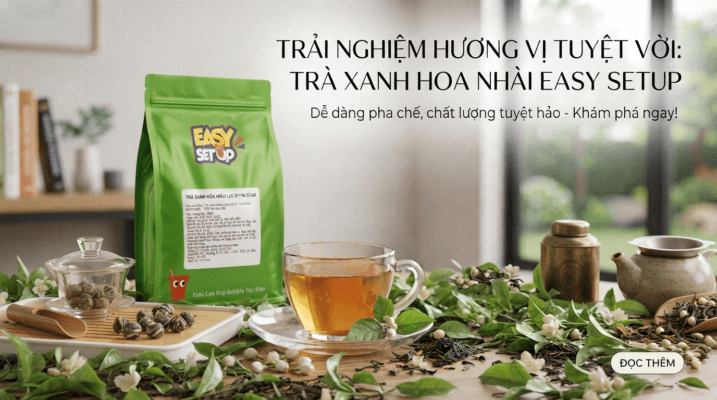 Trà xanh hoa nhài Lucky VN Star 500g
