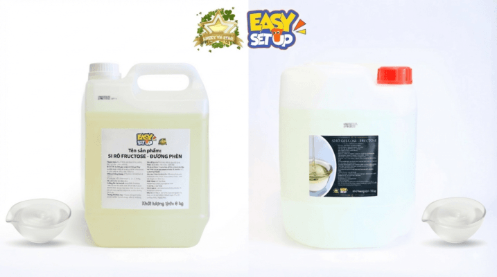 So Sánh Siro Đường Fructoso Glucoso và Đường Phèn Từ Mía