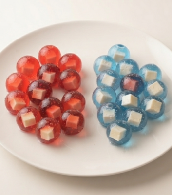Thạch Thủy Tinh Lucky VN Star Làm Cheese Ball Nhiều Vị