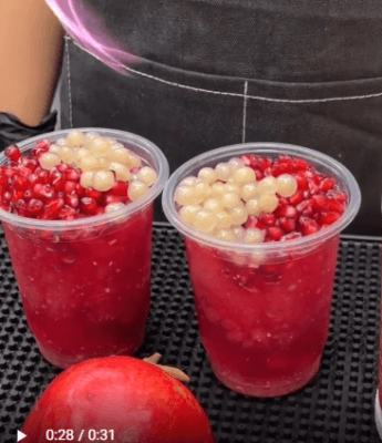 Mứt lựu đỏ Easy Set Up Lucky VN Star nguyên liệu pha chế hot trend